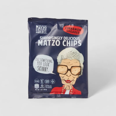 The Matzo Project Small Bag of Cinnamon Sugared Matzo Chips, 1 oz.