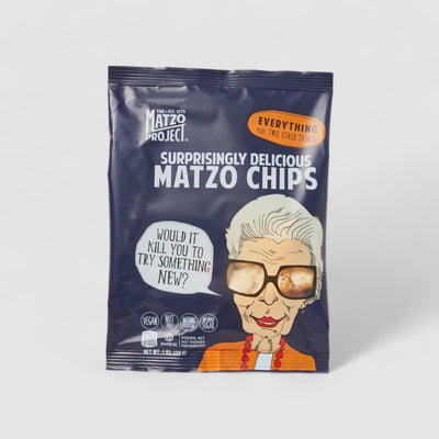 The Matzo Project Small Bag of Everything Matzo Chips, 1 oz.