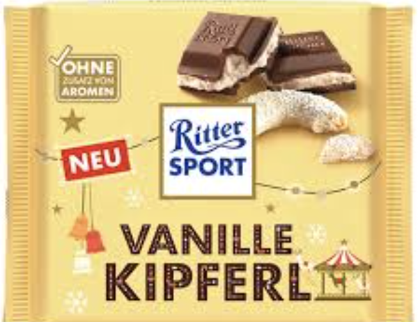 Ritter Sport Vanille Kipferl-Winter