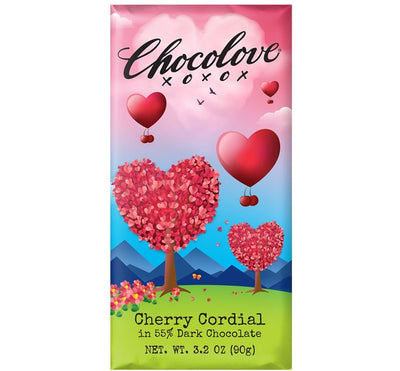 Chocolove Cherry Cordial in 55% Dark Chocolate