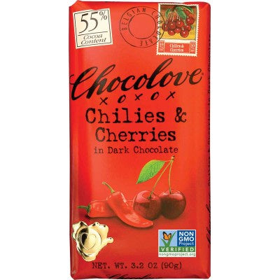 Chocolove Chilies & Cherries Bar