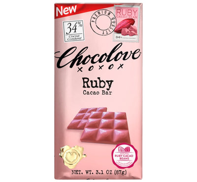 Chocolove Ruby Cacao 34% Cocoa Bar