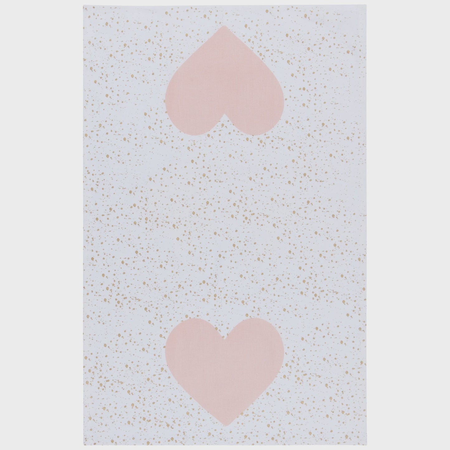 Heart Cotton Printed Dishtowel
