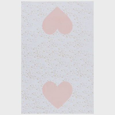 Heart Cotton Printed Dishtowel