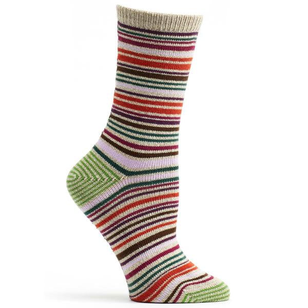 Ozone Scandinavian Stripe Socks, Violet