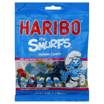 Haribo Smurf, 4z bag