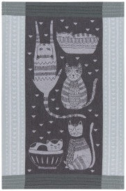 Purr Party Jacquard Dish Towel