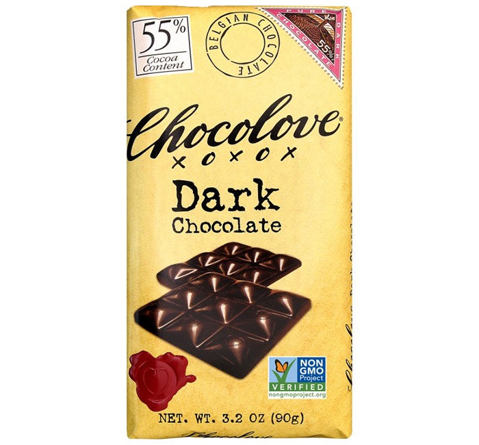 Chocolove 55% Dark Chocolate Bar, 3.2 oz.
