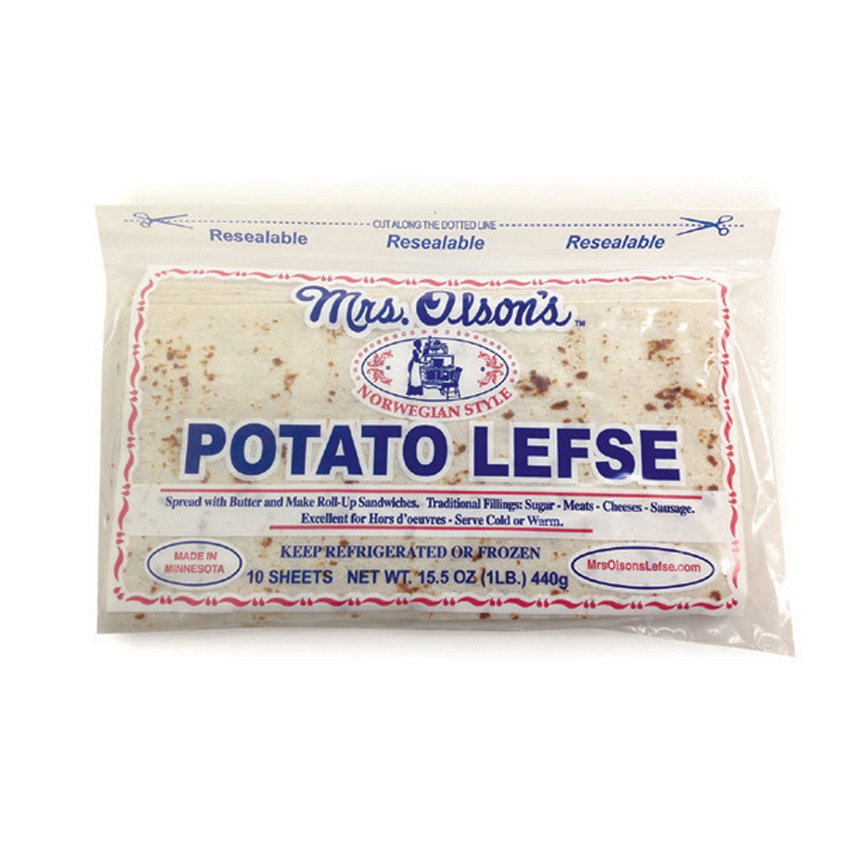 Mrs. Olson's Potato Lefse, 15.5 oz.