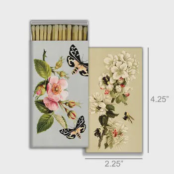 Insects and Floral Match Box
