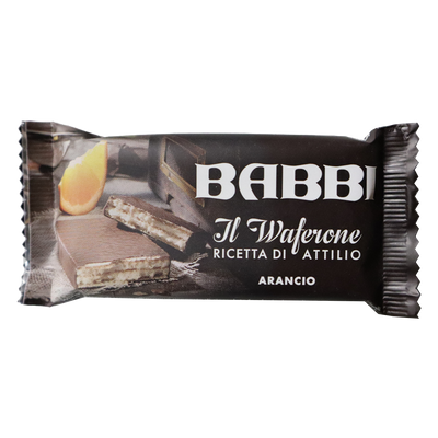 Babbi Orange Cream Dark Chocolate-Covered Wafer, 1.06 oz.