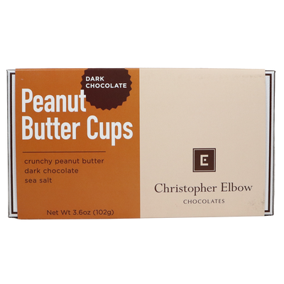 Christopher Elbow 8pc Peanut Butter Cups, Dark Chocolate