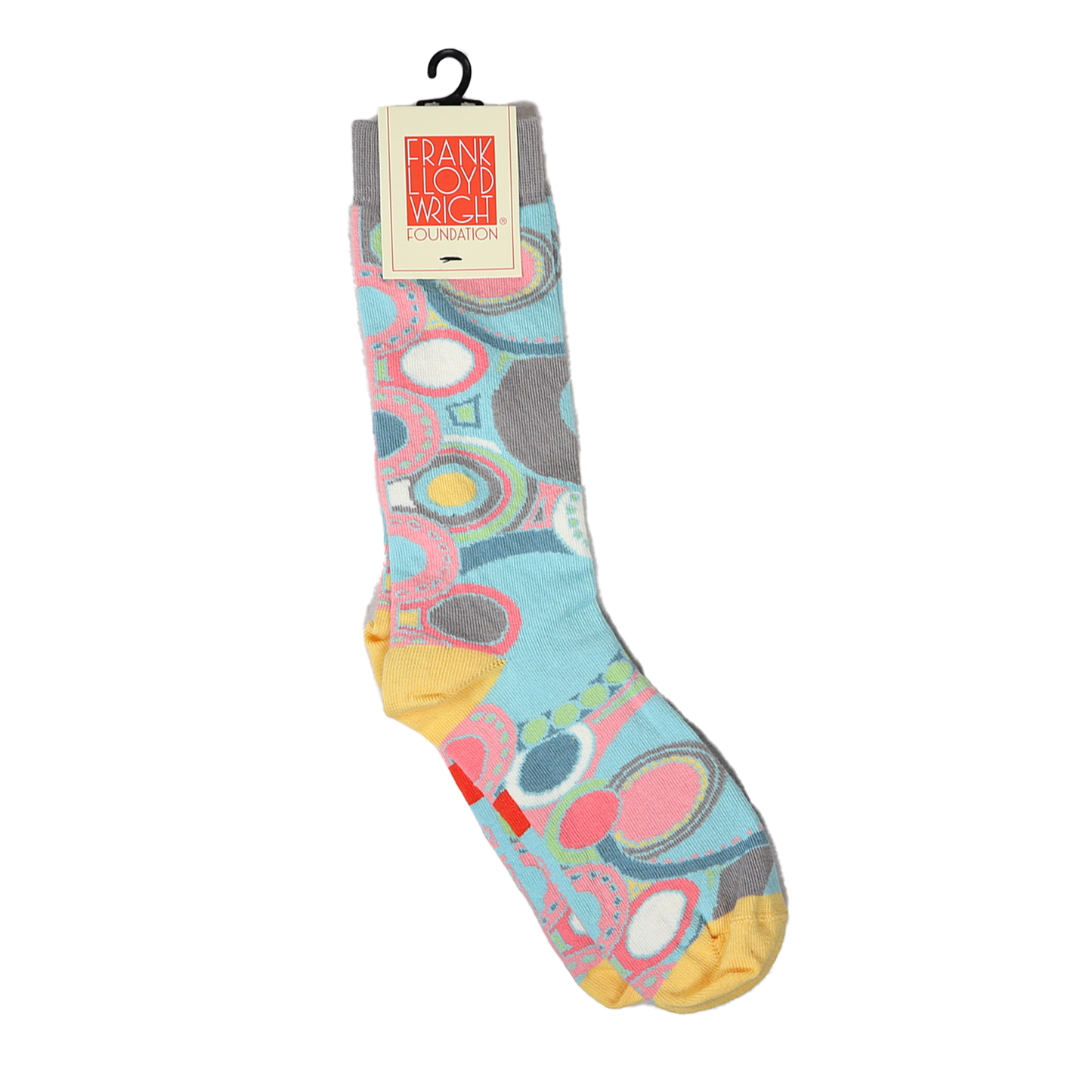 Turquoise FLW Imperial Carvings Socks