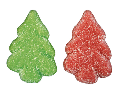 Vidal Gummi Sanded Christmas Trees, 1/4-lb. bag