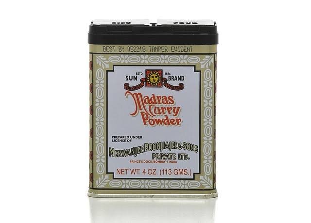 Sun Brand Madras Curry Powder, 4 oz (113 g)