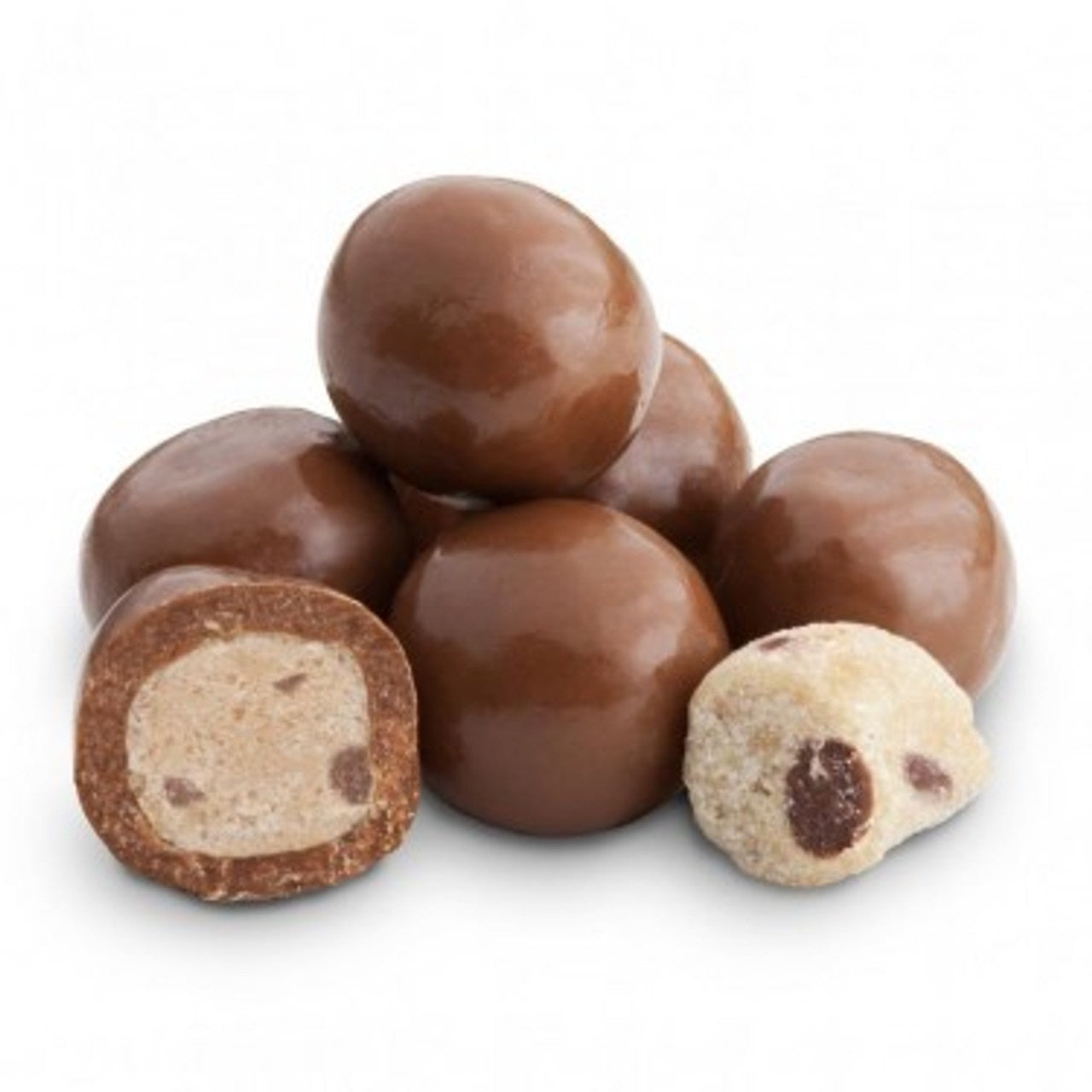 Albanese Milk Chocolate-Covered Chocolate Chip Cookie Dough, 1/4-lb.