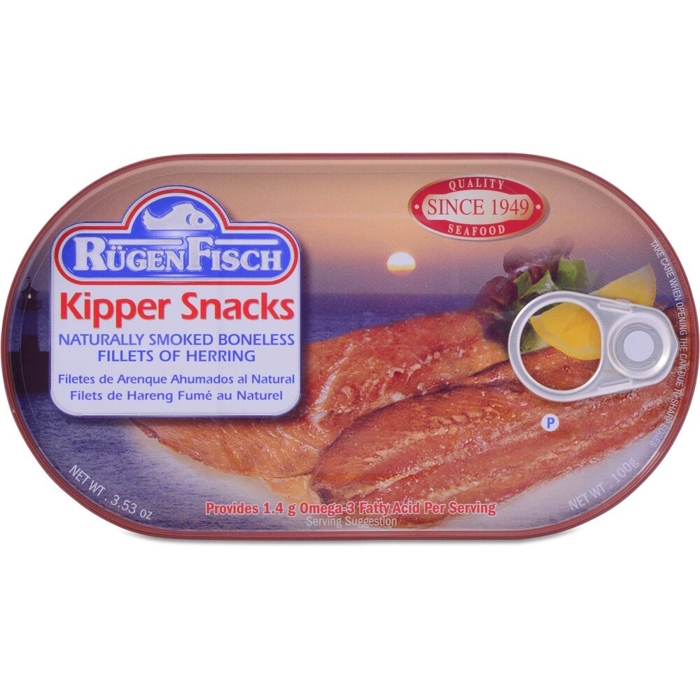 RugenFisch Kipper Snacks, 3.53 oz (100 g)