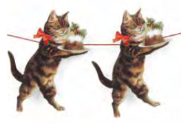 Christmas Cat Garland