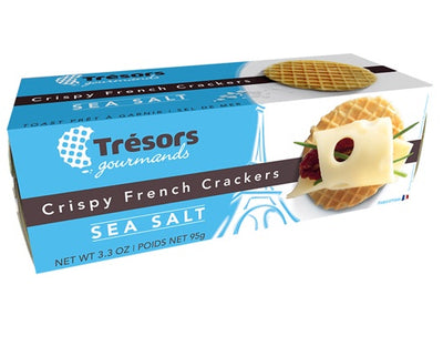 Tresors Sea Salt Crackers, 3.3 oz.