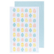 Easter Eggs Dish Towels, Set of 2