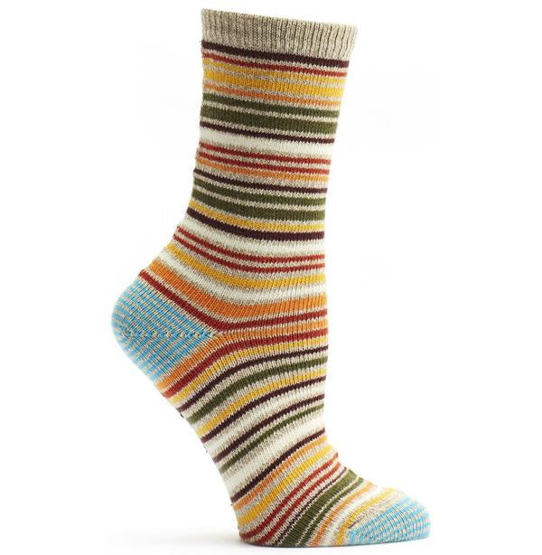 Ozone Scandinavian Stripe Socks, Orange