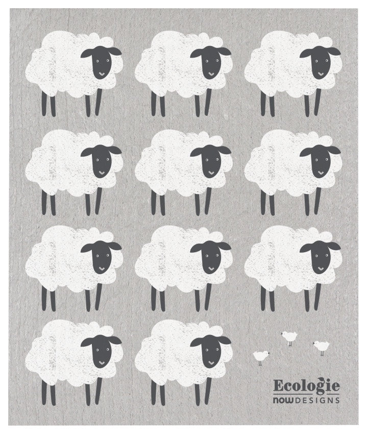 Counting Sheep Swedish Cellulose Dishcloth