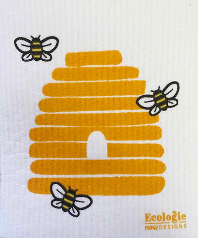 Bees Swedish Cellulose Dishcloth