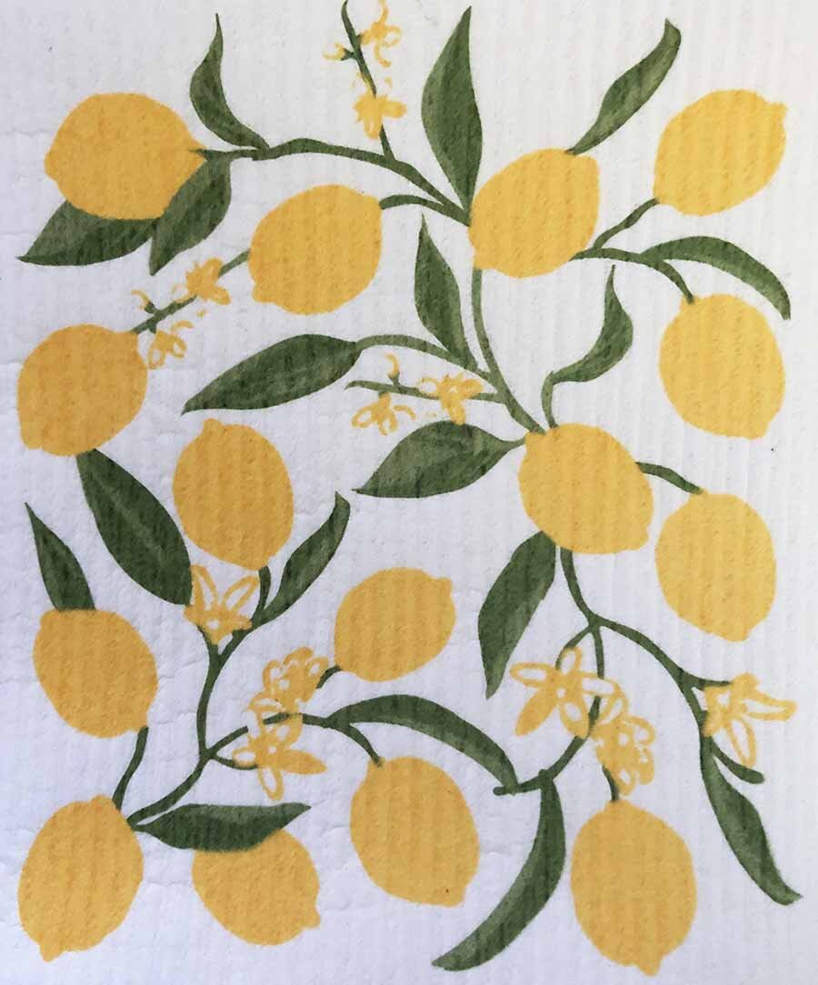 Lemon Bliss Swedish Cellulose Dishcloth