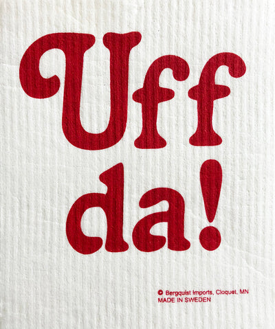 Uff da! Swedish Cellulose Dishcloth