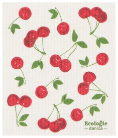 Cherries Swedish Cellulose Dishcloth (Ecologie)
