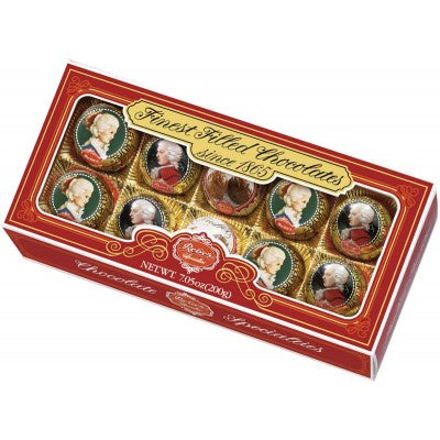 Reber Assorted Mozart, Constanze & Truffle Kugel, 10pc/box, 7.05 oz.