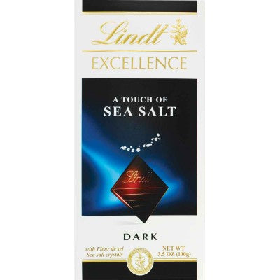 Lindt A Touch of Sea Salt Dark Chocolate Bar