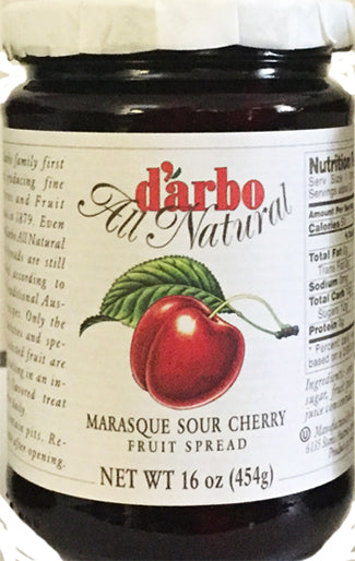 d'arbo Marasque Sour Cherry Fruit Spread