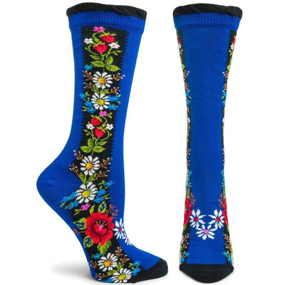 Ozone Folklore Socks, Navy