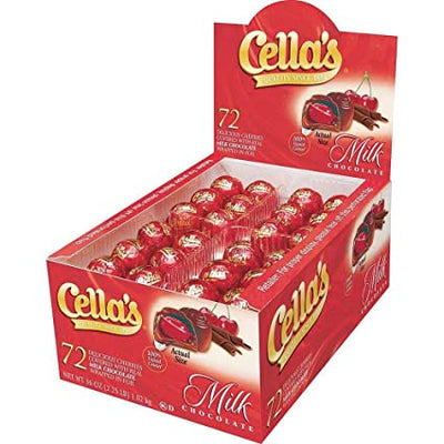 Cella's Milk Chocolate Covered Cherries, Individually Wrapped