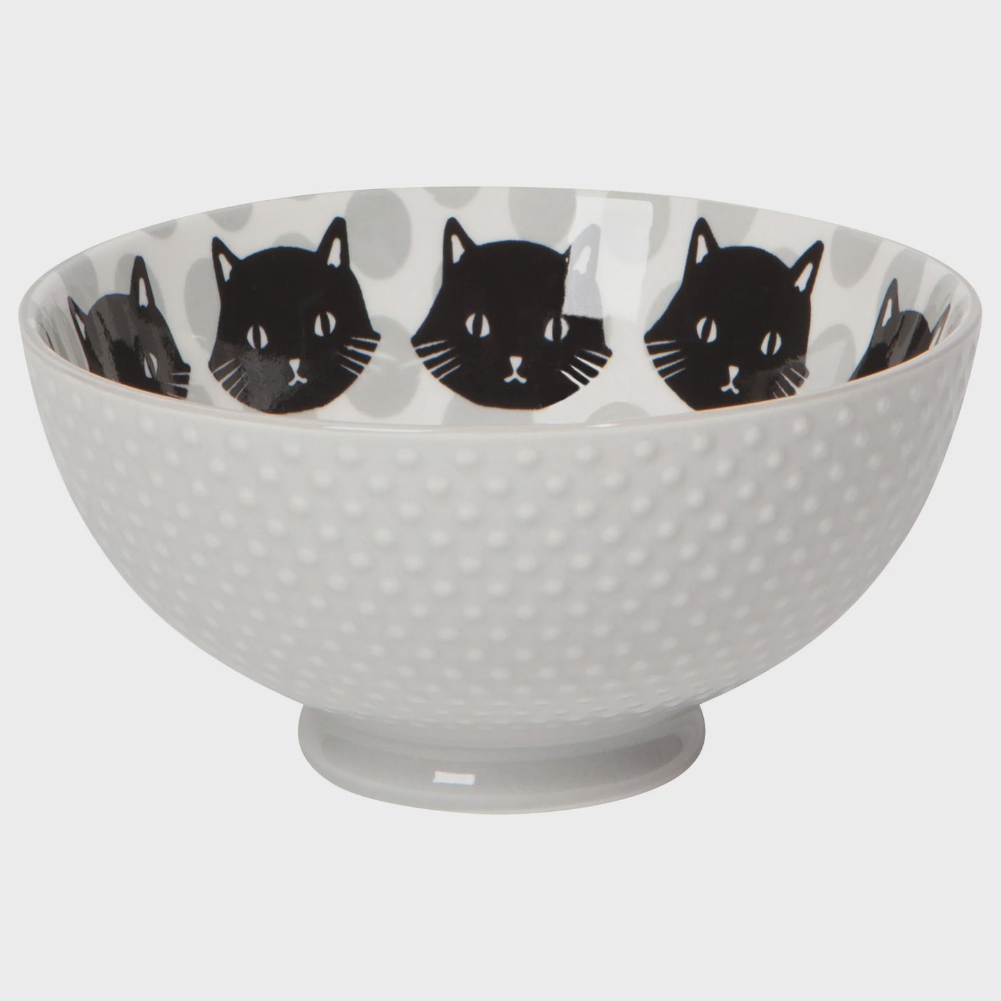 Feline Fine Stamped Bowl, 6-inch