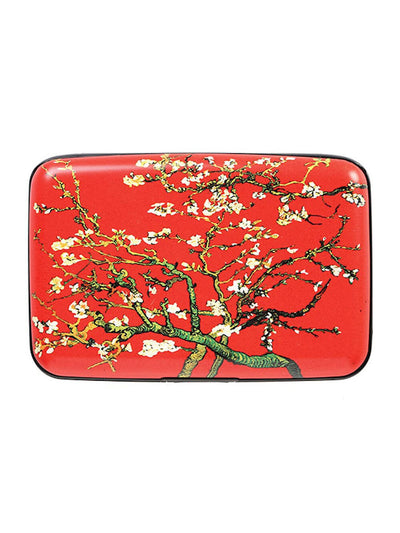 Almond Blossoms in Red Armored Wallet