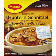 Jaeger Schnitzel Mix