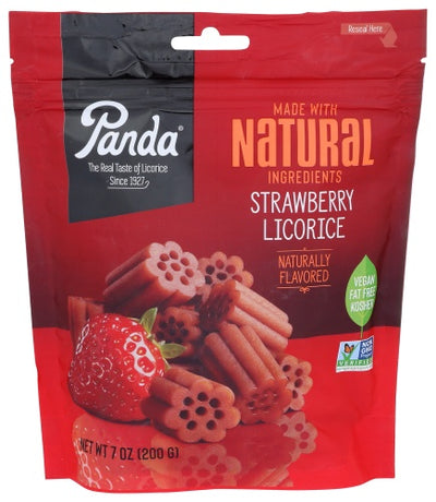 Panda Strawberry Licorice Chews, 7 oz.