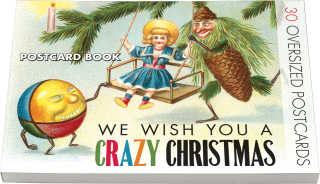 Crazy Christmas Postcard Book