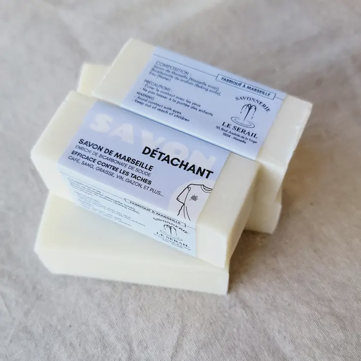 Bicarbonate Stain Remover - Marseille Soap Bar, 80 gr