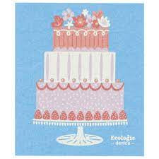 Tower Cake Swedish Cellulose Dishcloth