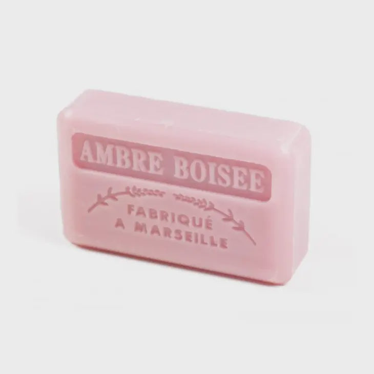 Ambre Boisee (Woody Amber) - Marseille Soap with Organic Shea Butter, 125 gr